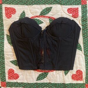 Vintage Black Bustier